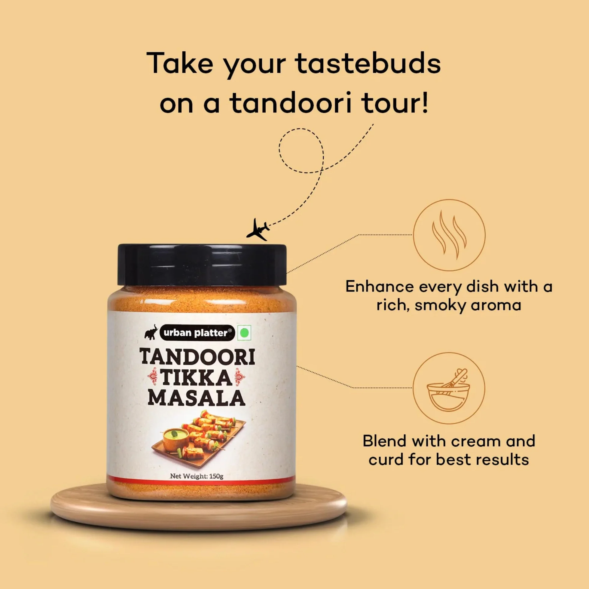 Tandoori Tikka Masala , 150 Gm (5.29 OZ) [Premium Quality Flavourful Aromatic]
