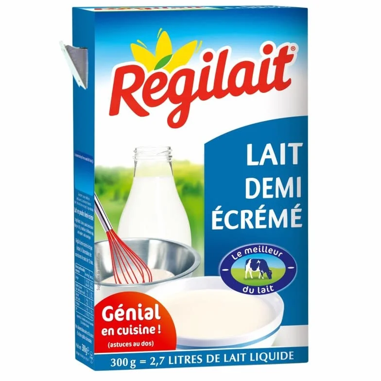 REGILAIT - Lait En Poudre Demi Écrémé 300G - Lot De 2