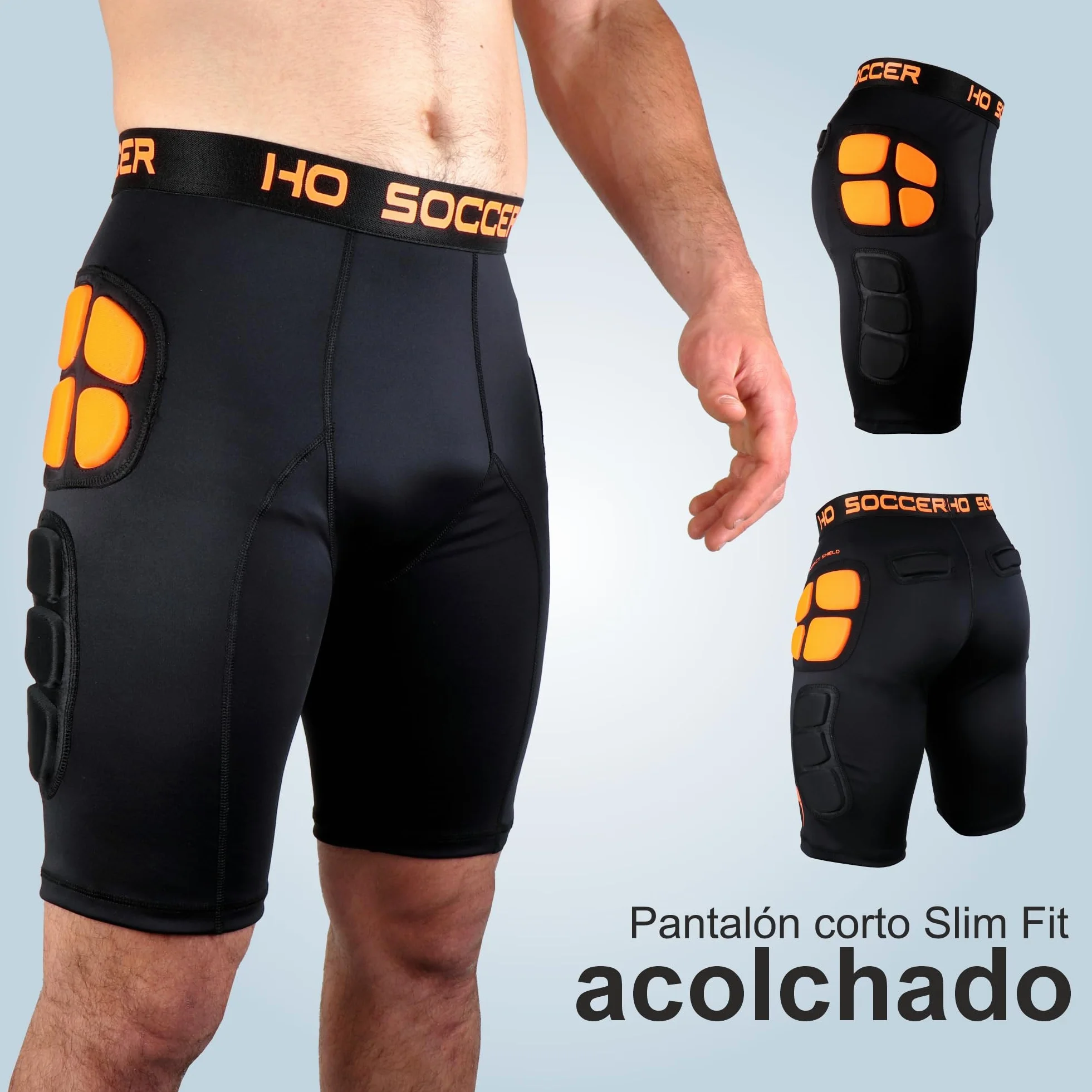 HO Soccer Short Impact Shield Jr - Short de Gardien de But - Mixte Enfant