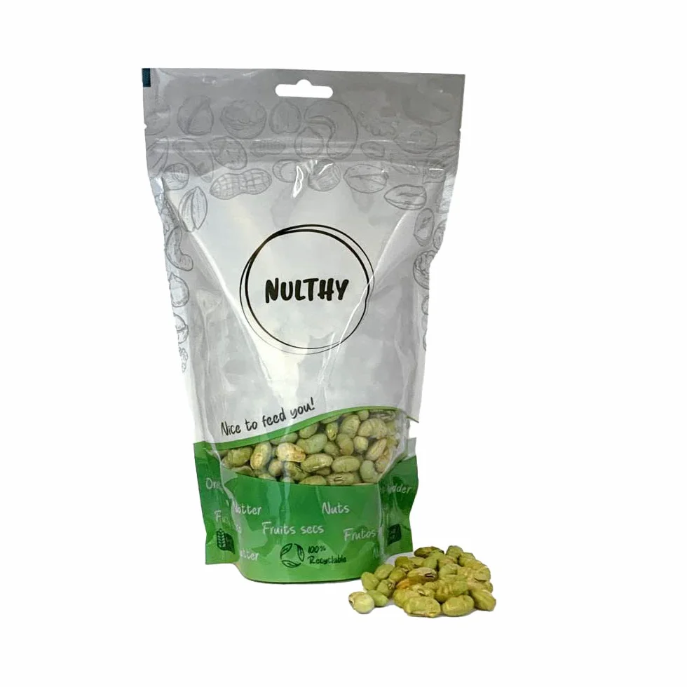 NULTHY - 1Kg Edamame Grillé Sans Sel - Noix Naturelles - Riche En Protéines - Sans Gluten - Vegan
