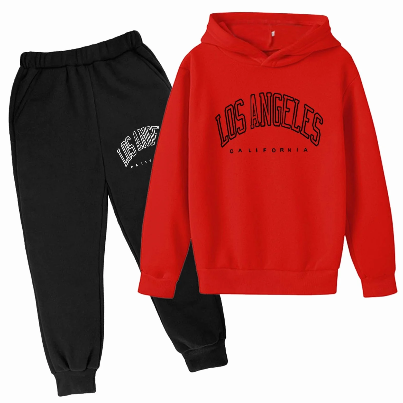Ensemble Survêtements Enfants Unisexe Sweat Pantalon Jogging Fitness Course Maillots Football 3-14 Ans