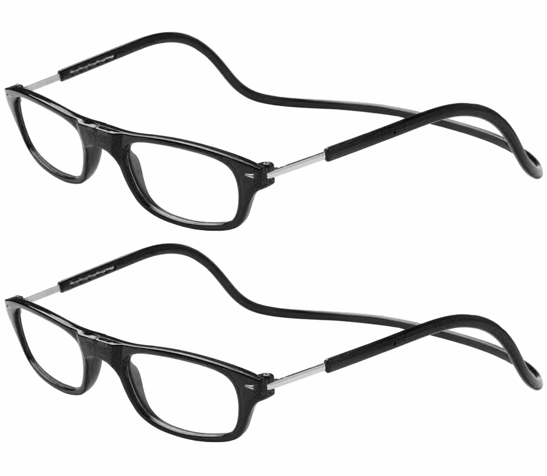 Lunettes de Lecture TBOC +2.00 Monture Noir Pliable Aimant