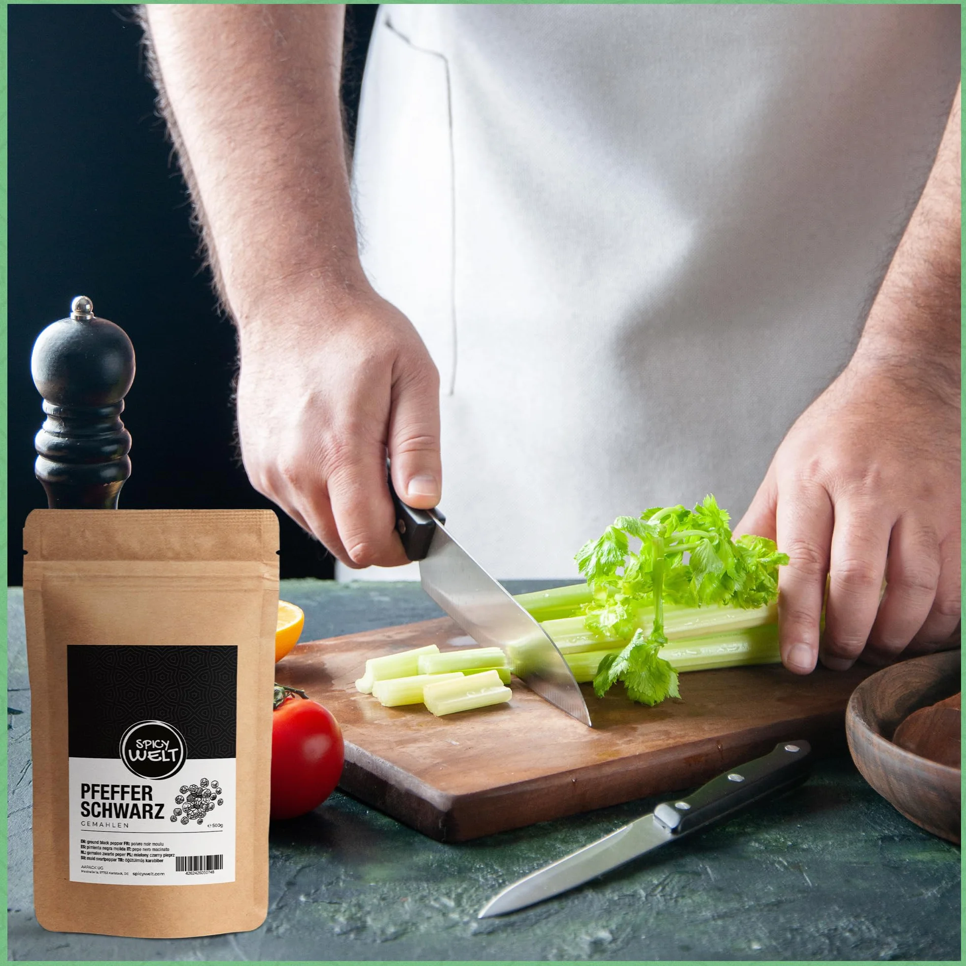 Spicy Welt Poivre Noir Moulu (1kg) – Poivre en Poudre Puissant | Idéal Steaks, Sauces & Plats Mijotés | Saveur Corsée | 100% Naturel, Sans Additifs