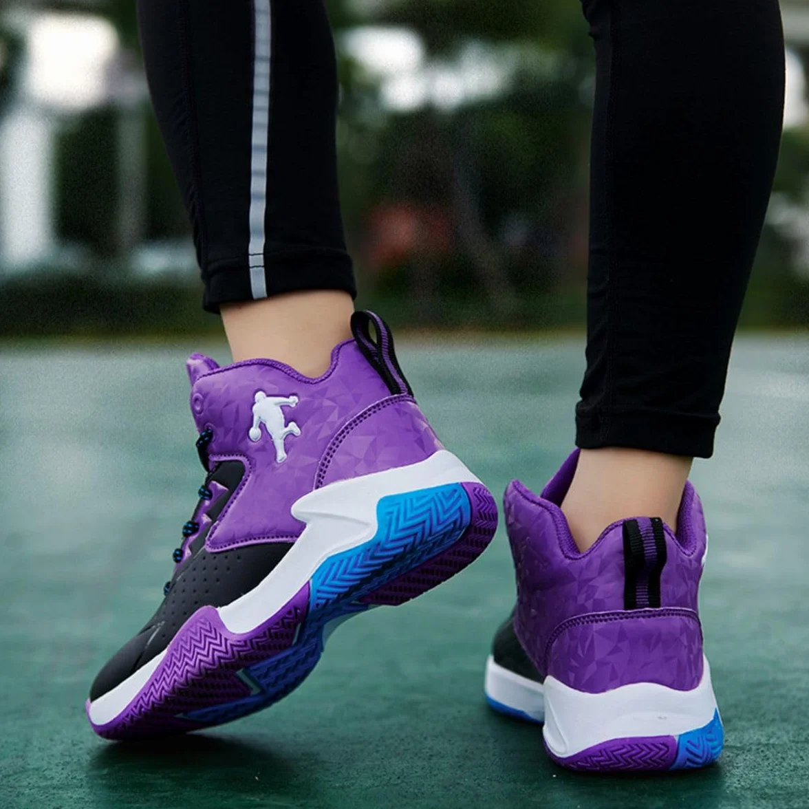 Chaussures de Basket-Ball pour Garçons Filles Course à Pied