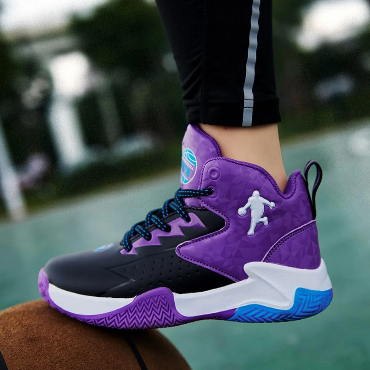 Chaussures de Basket-Ball pour Garçons Filles Course à Pied