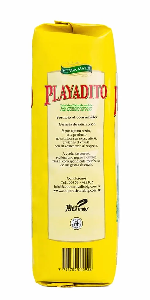 Playadito Yerba Mate 1 kg, Pack 3 – Maté argentin