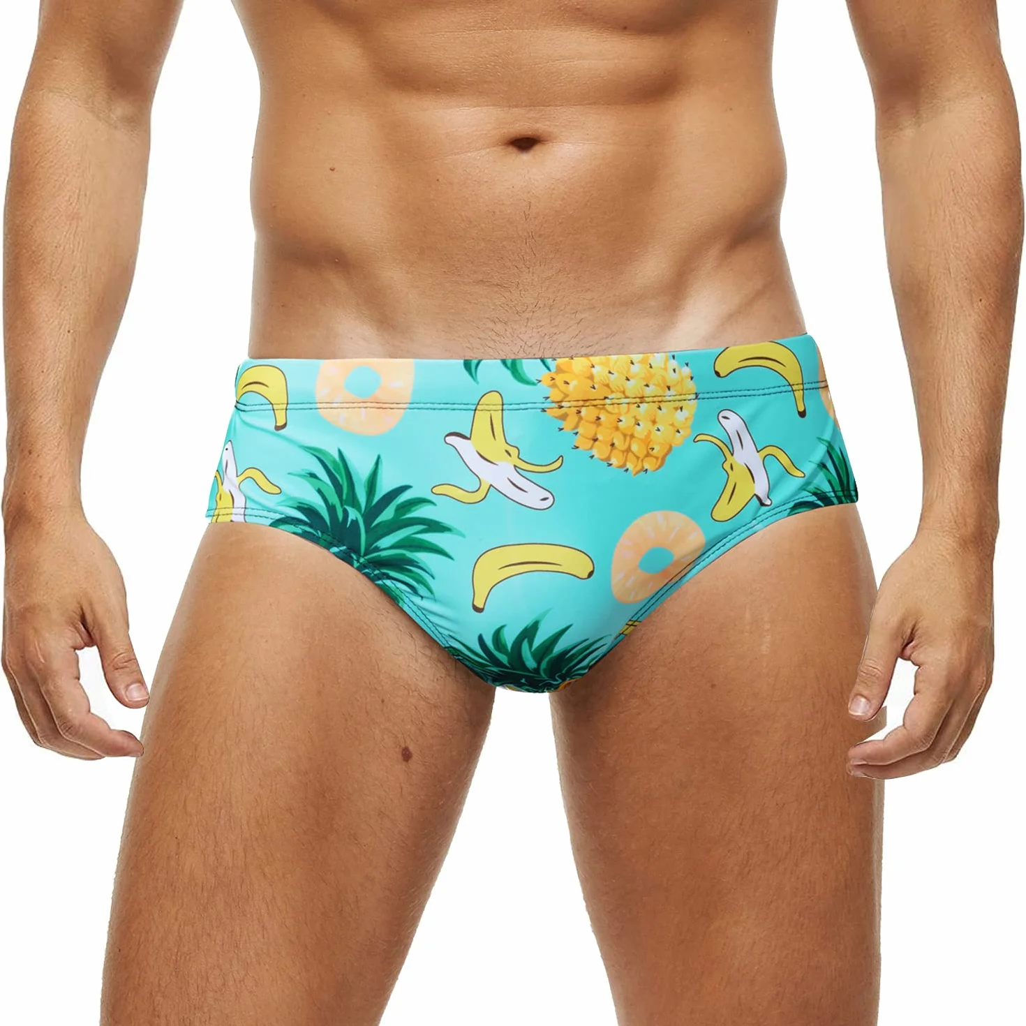 Arcweg Maillot de Bain Homme Slip Doublure Rembourré Amovible Cordon de Serrage