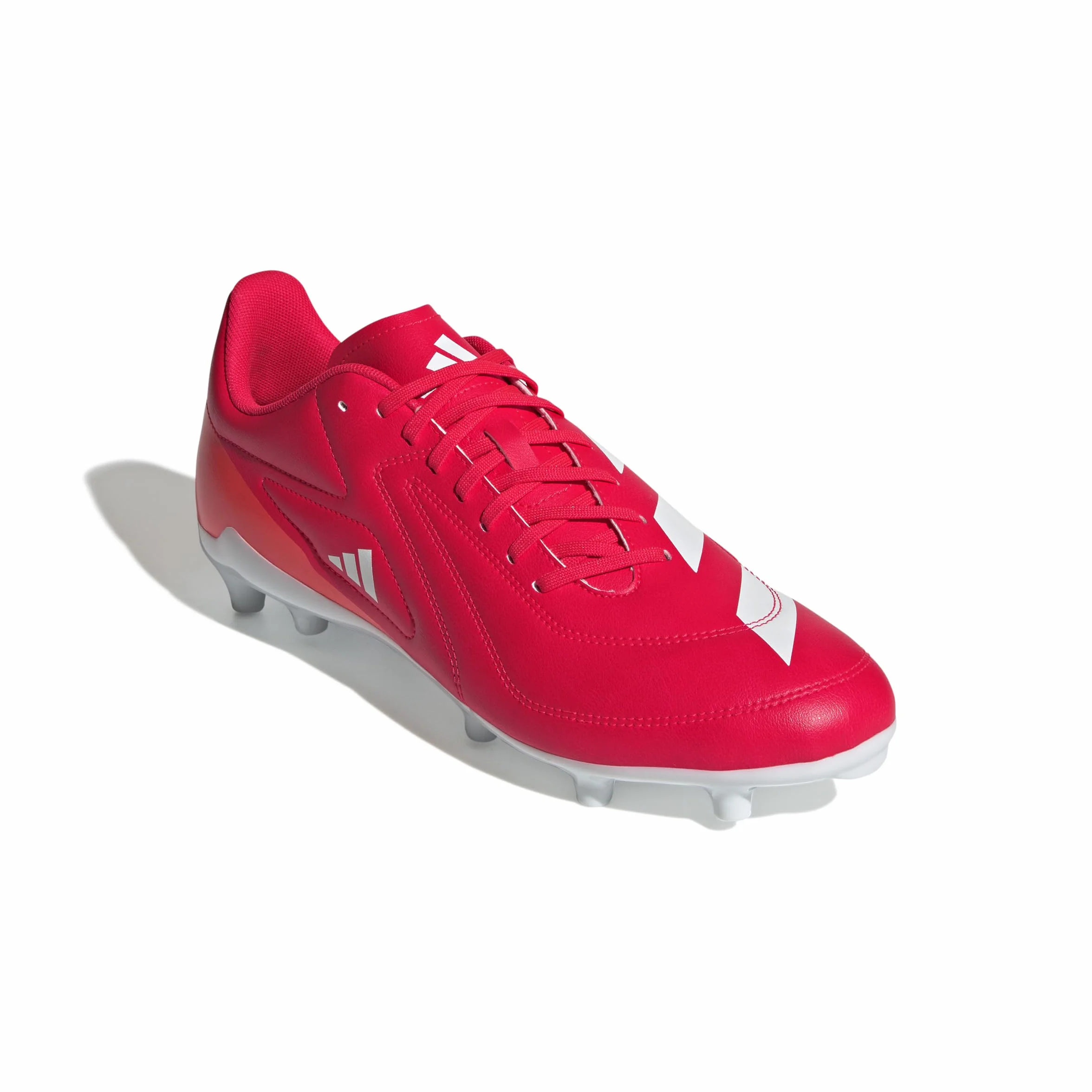 Adidas RS15 Bottes de rugby à terre ferme synthétique rouge