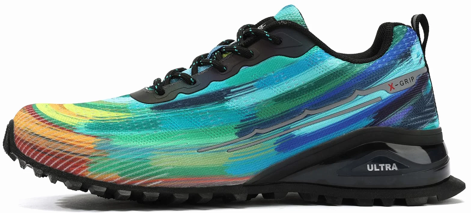 Kricely Chaussures de Trail Homme Respirantes Antidérapantes Randonnée Trekking Outdoor