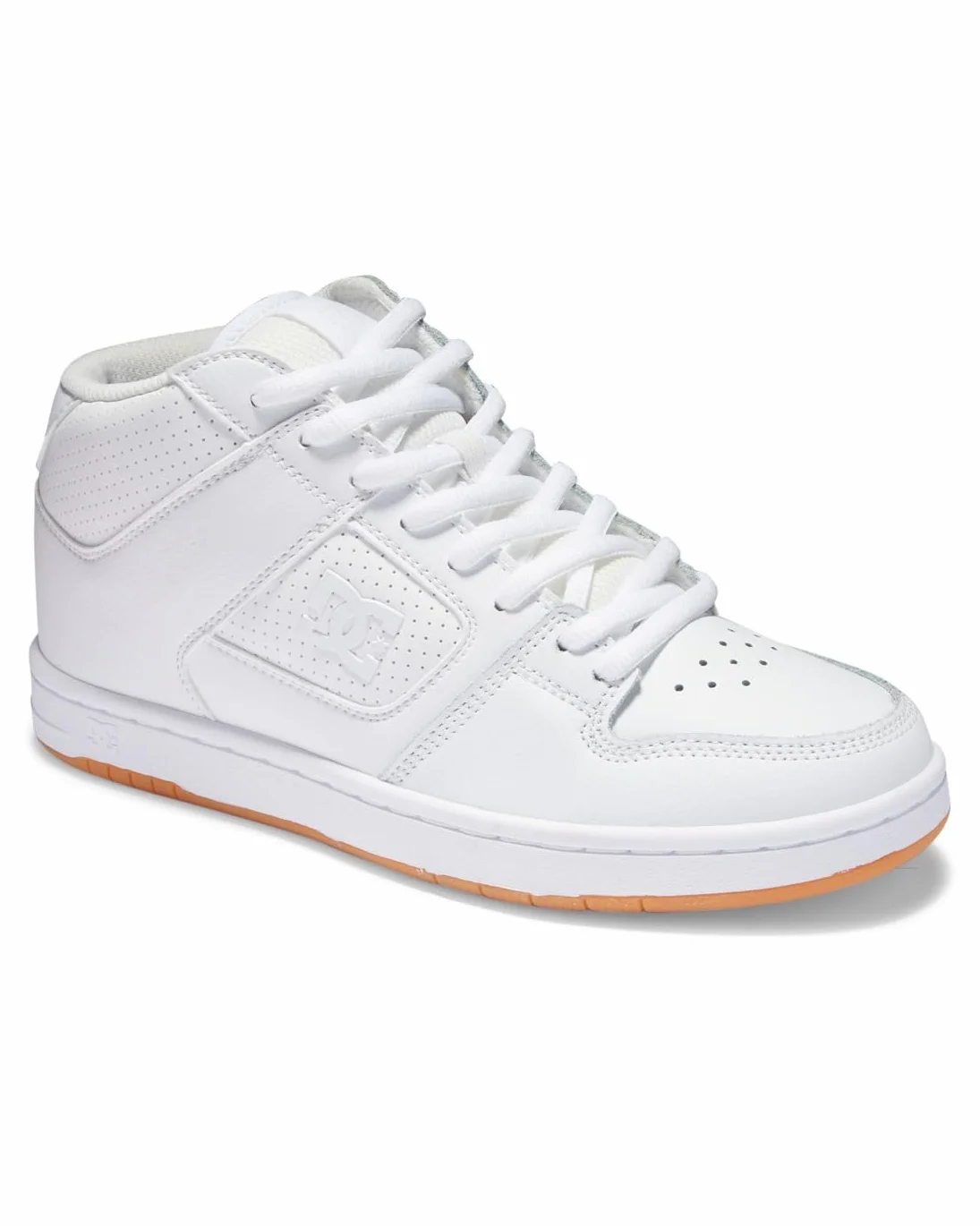 DC Shoes Manteca 4 Mid Chaussures Cuir Femme 38 Blanc