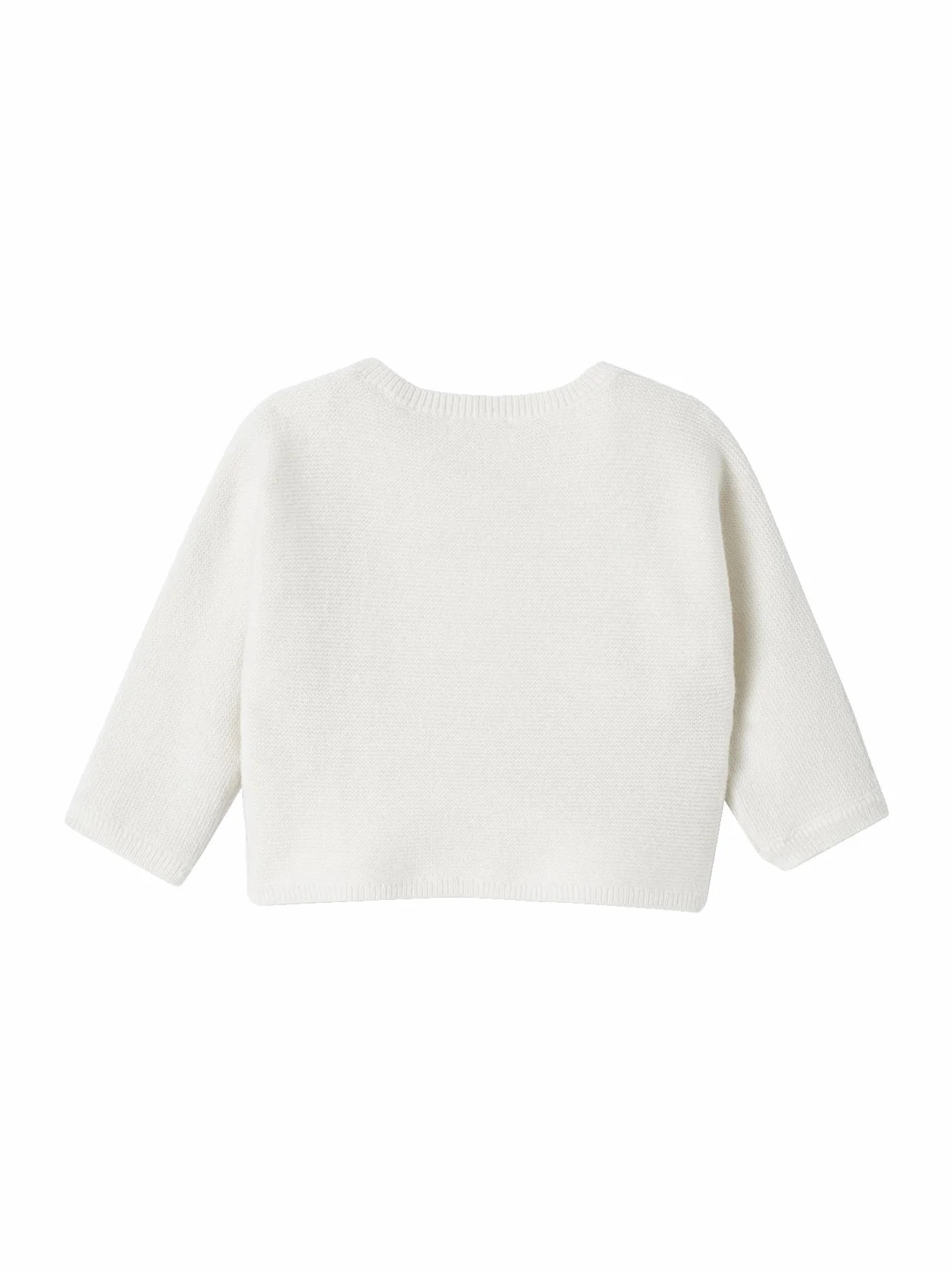 VERTBAUDET Brassière bébé Naissance Tricot Point Mousse Coton et Laine