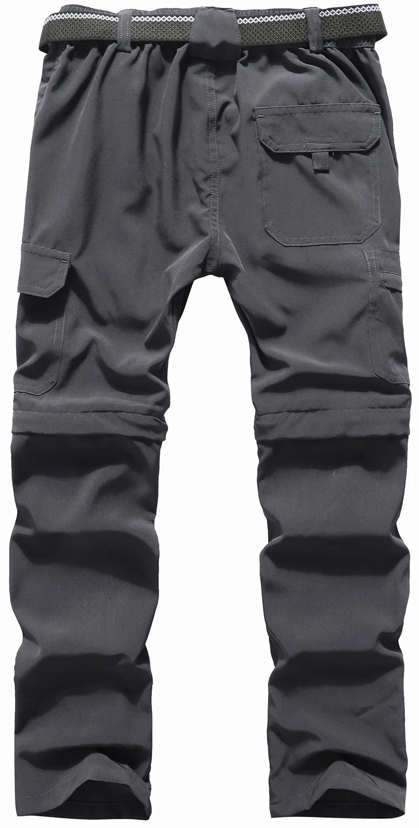 DAFENGEA Pantalon cargo de randonnée pour enfants décontracté séchage rapide convertible