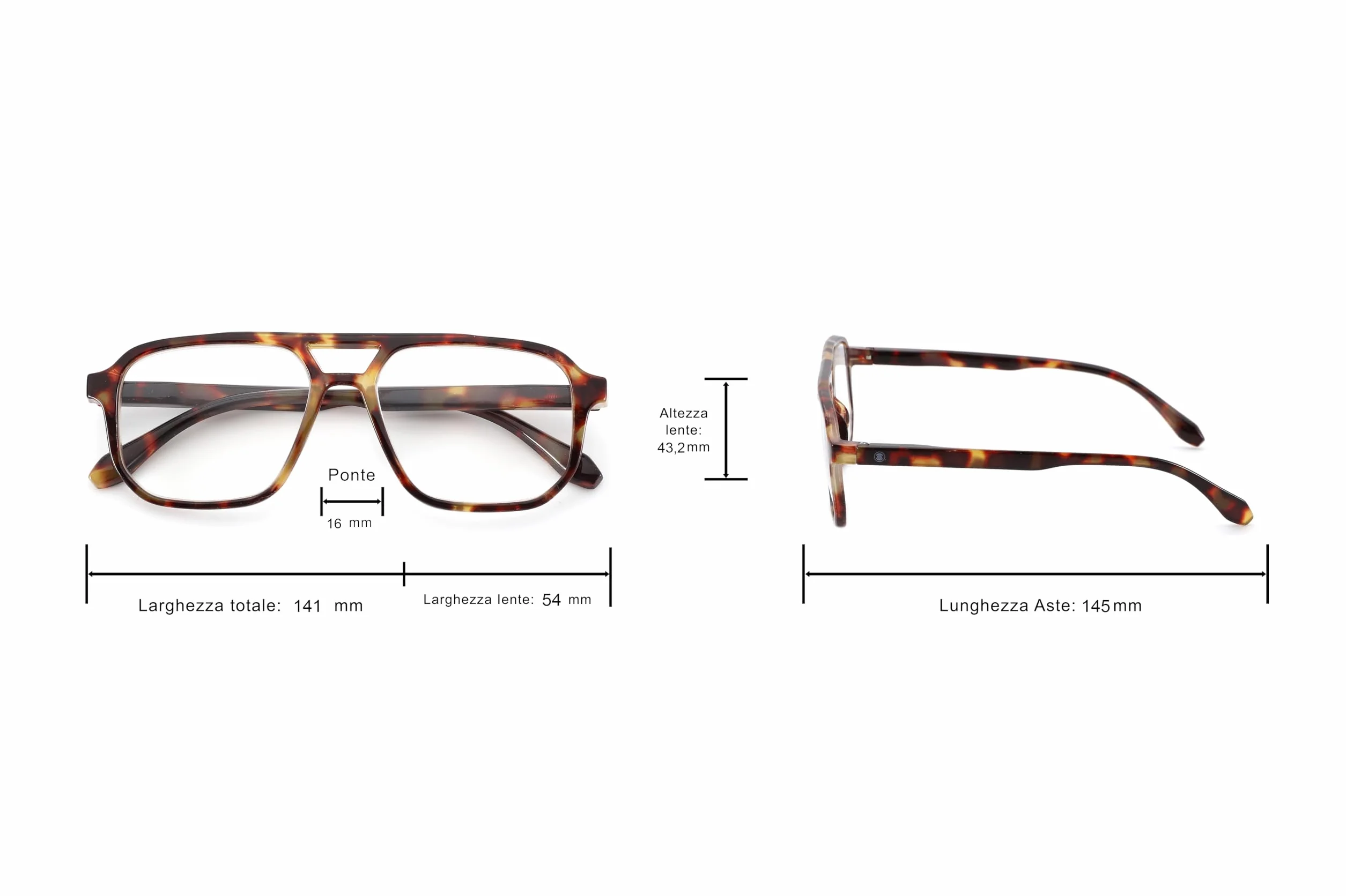 Lunettes de lecture Prince Tortue +1,50 Prontoleggo