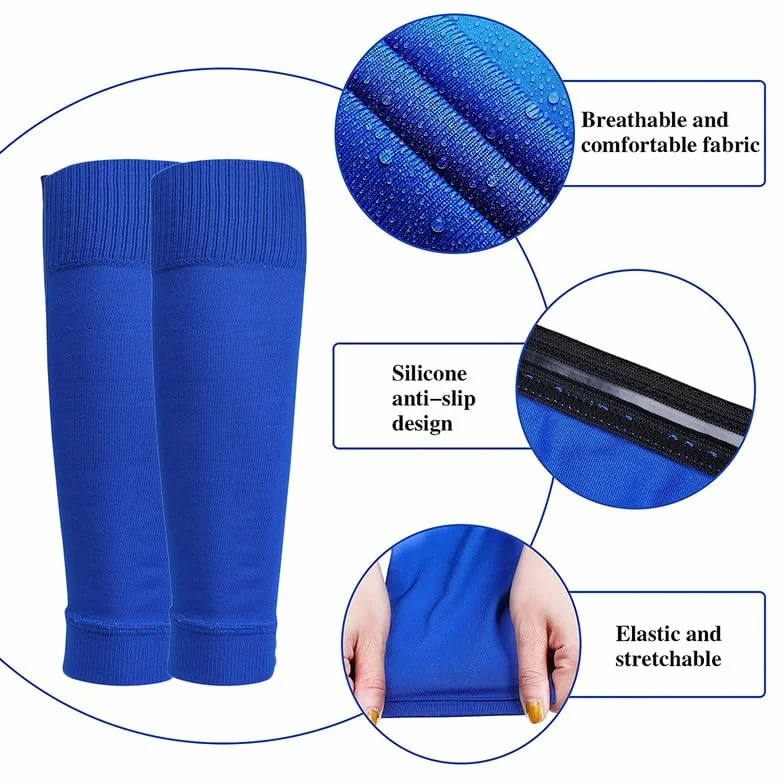 Manchon Compression Mollet 3 Paires, Bas de Contention pour Circulation Sanguine Jambes
