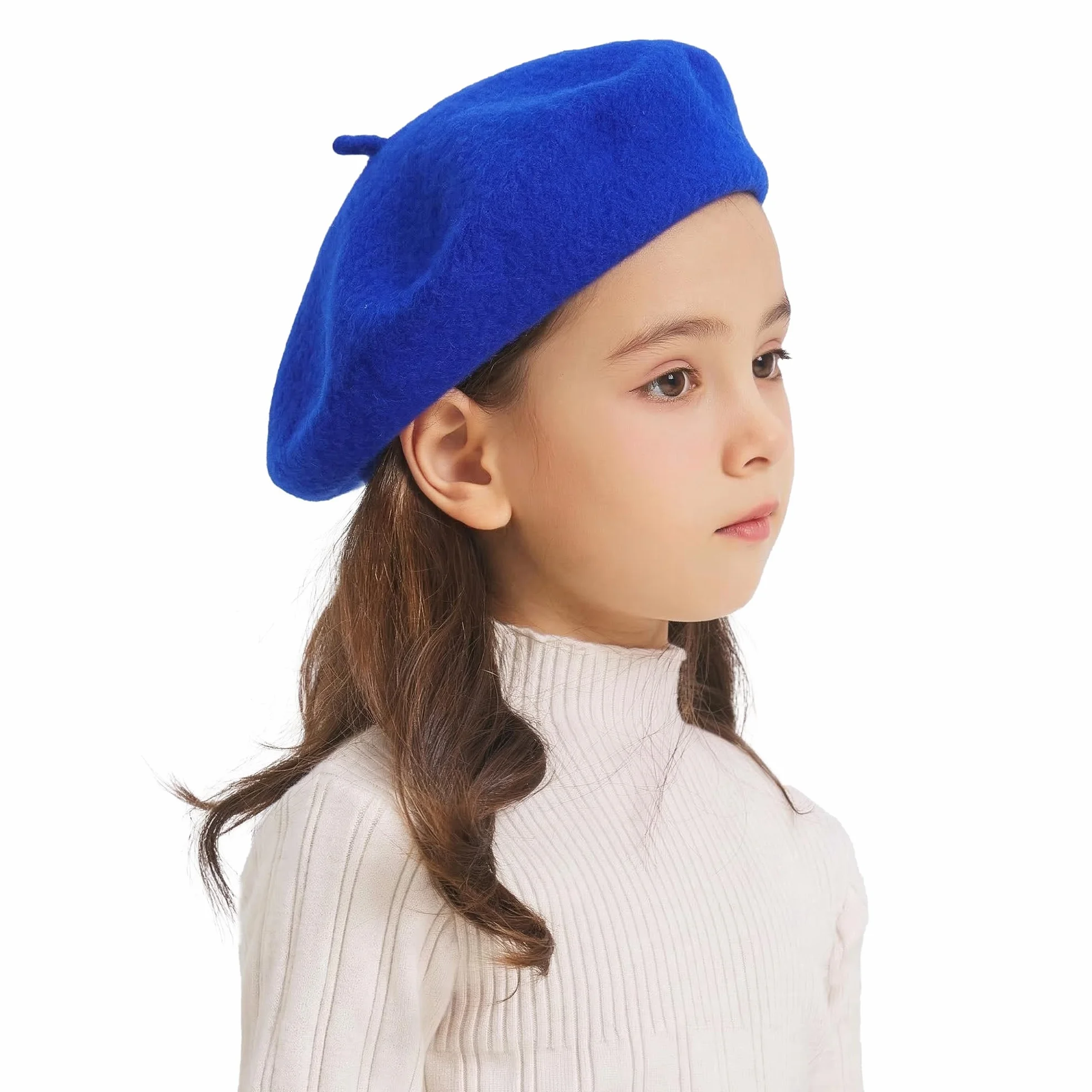 Béret Laine Classique Filles Garçons Moderne Artiste Français