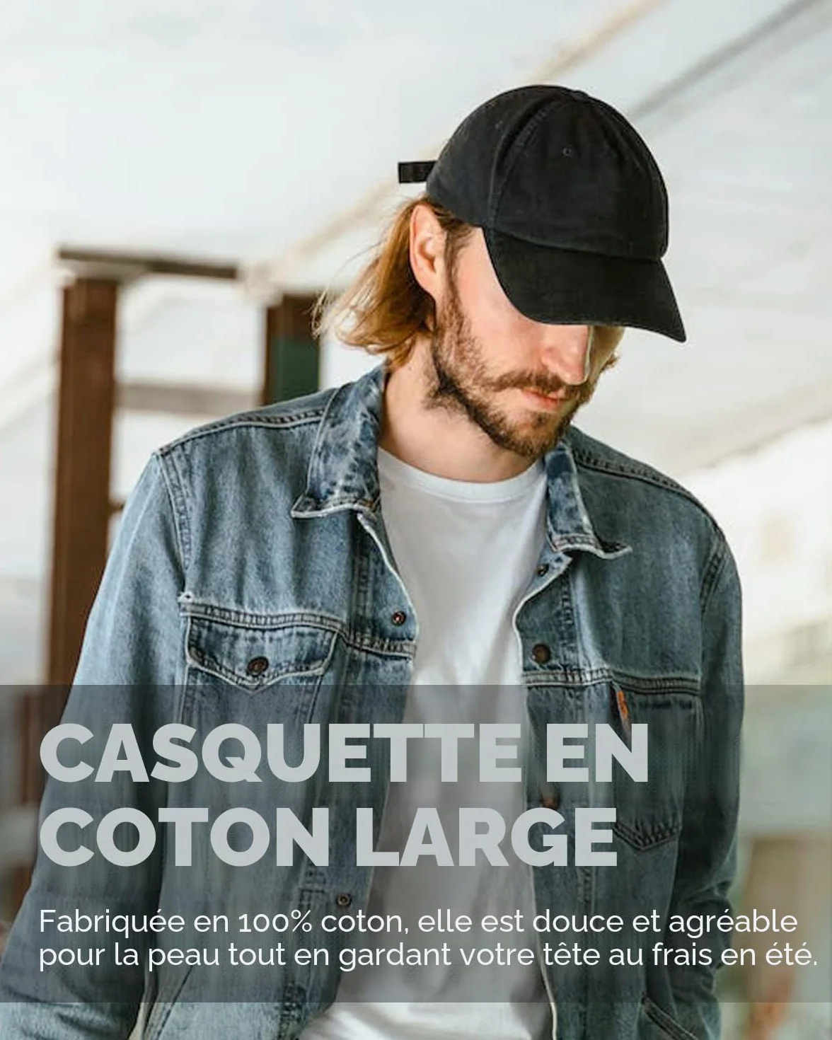 Casquette Hommes Grandes Têtes 55-65 XL/XXL Sport Baseball Course Tennis