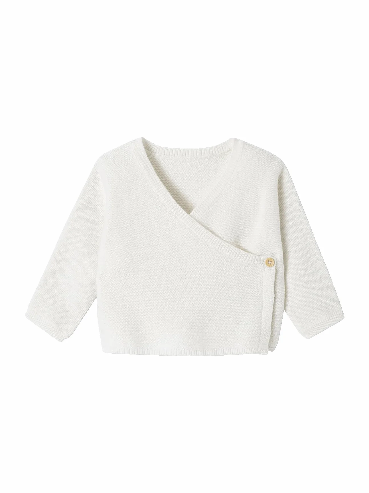 VERTBAUDET Brassière bébé Naissance Tricot Point Mousse Coton et Laine