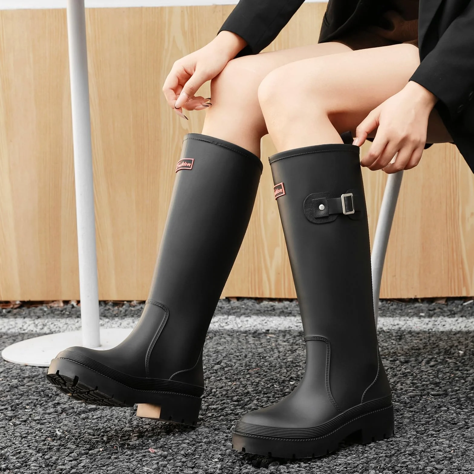 Bottes Impermeable Pluie Femme Caoutchouc Jardin Chaussures Exterieur