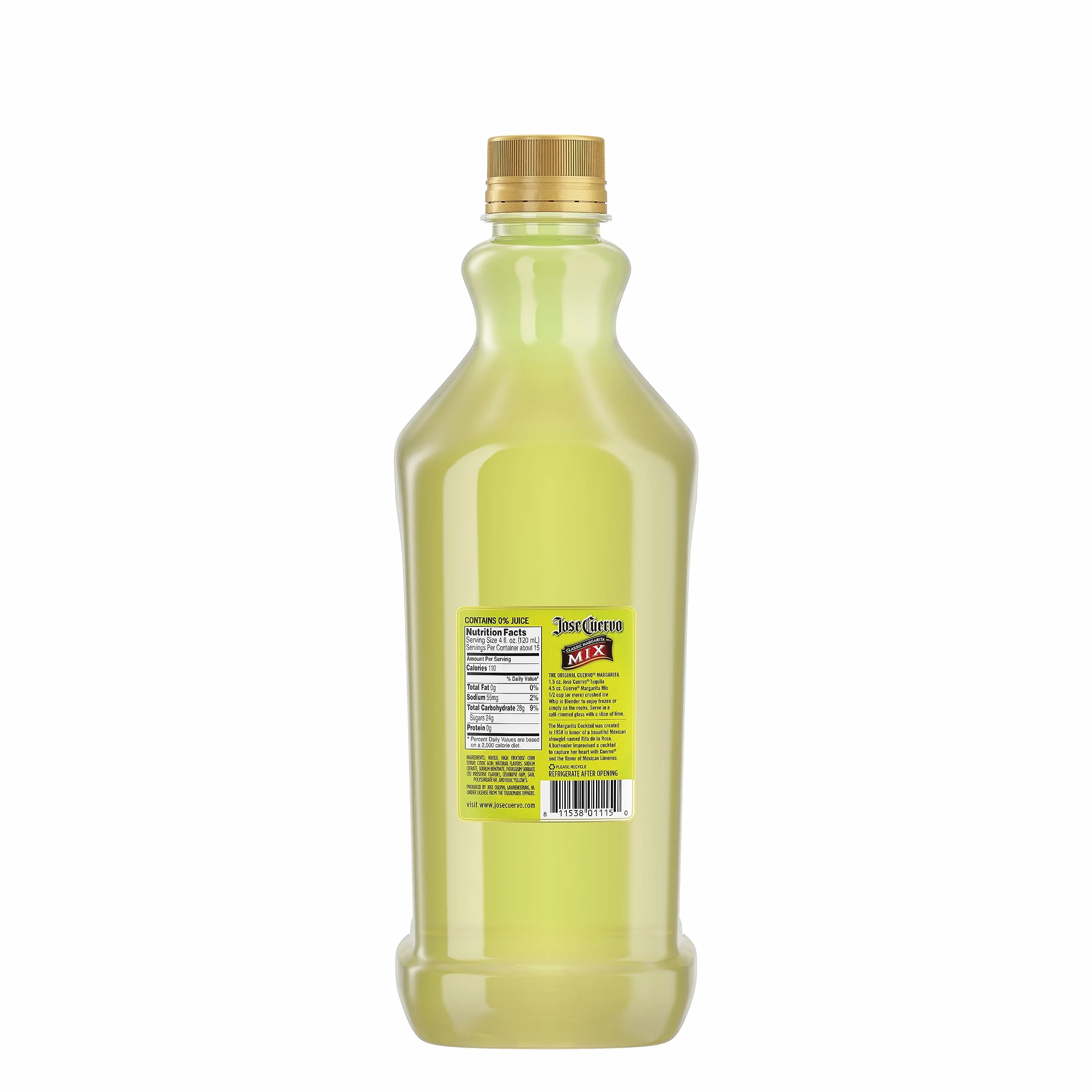 Jose Cuervo Mélange classique de margarita citron vert – 1,75 l