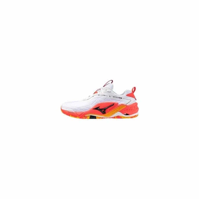 Mizuno Wave Stealth Neo 2 Chaussures Blanc Orange Jaune