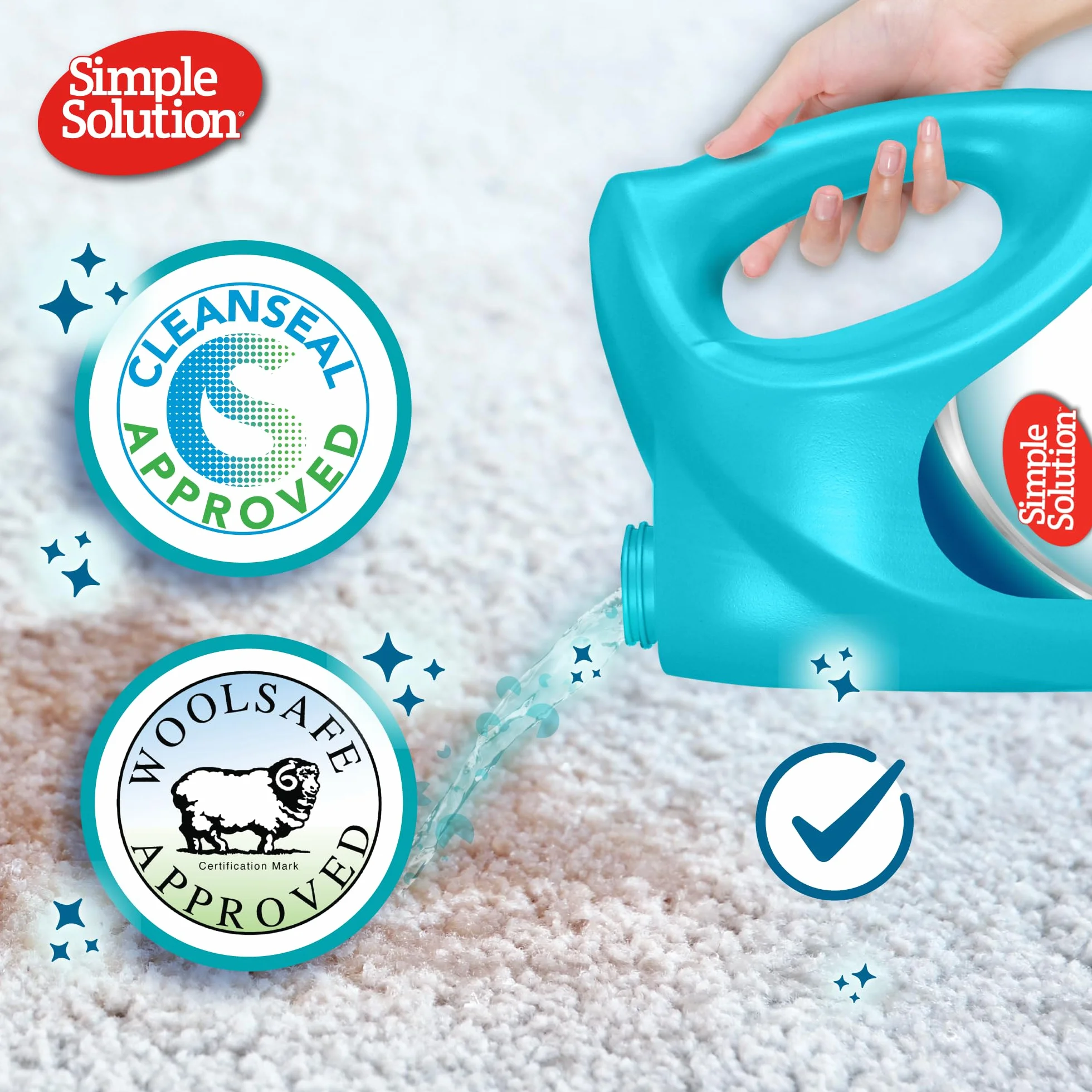 Simple Solution Extreme Pet Stain and Odour Remover, Enzymatic Cleaner with 3X Pro-Bacteria Cleaning Power - Dog and Cat - 4 litre