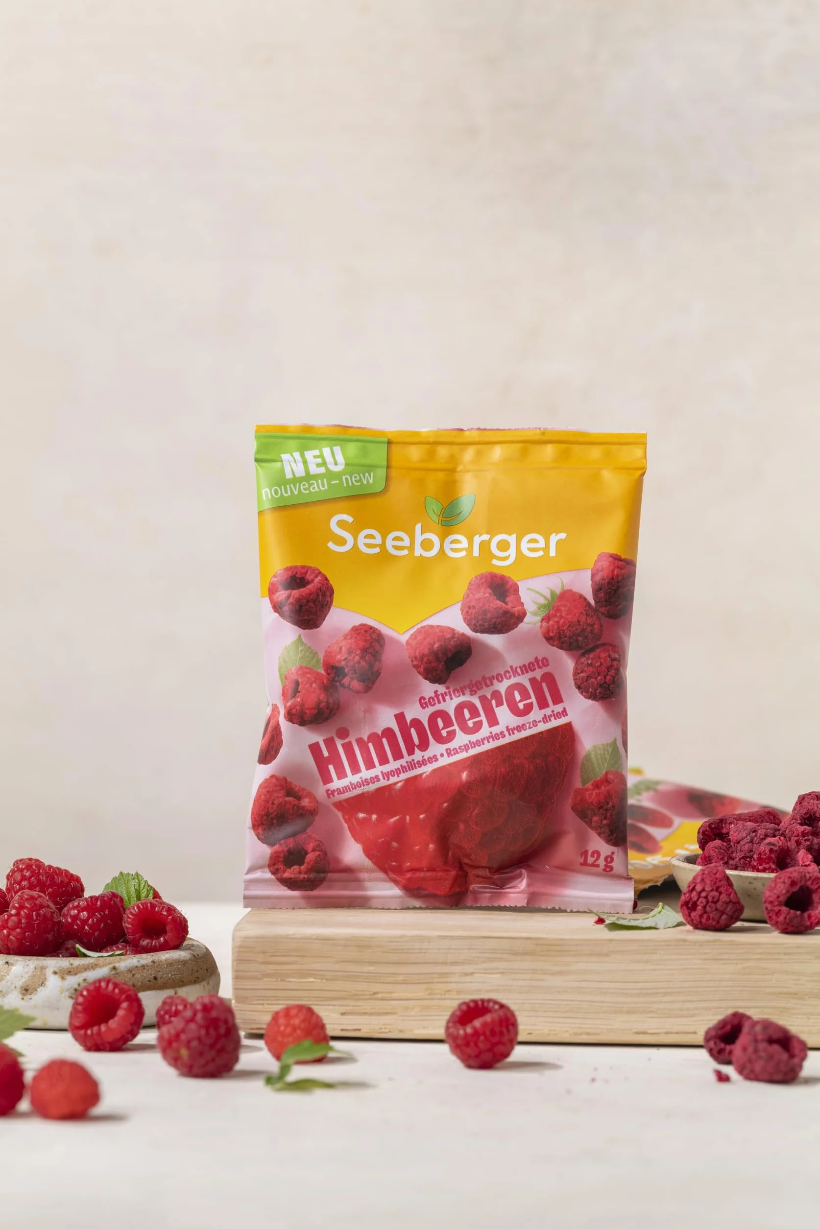 Seeberger Framboises lyophilisées, 12g