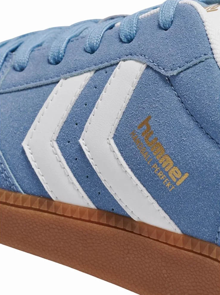 hummel Perfekt CL Baskets de handball en daim Bleu