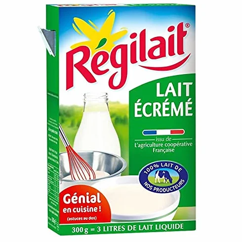 REGILAIT - Lait Écrémé Poudre 300G - Lot De 4