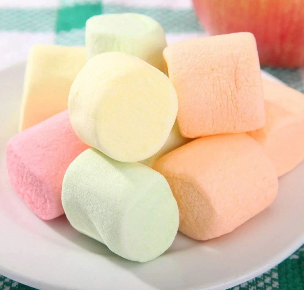 Rocky Mountain Marshmallows Tasting Set Fruity & Classic, bonbons américains traditionnels colorés à rôtir sur un feu de camp, à griller ou à cuire, saveur fruitée, (2x300g)