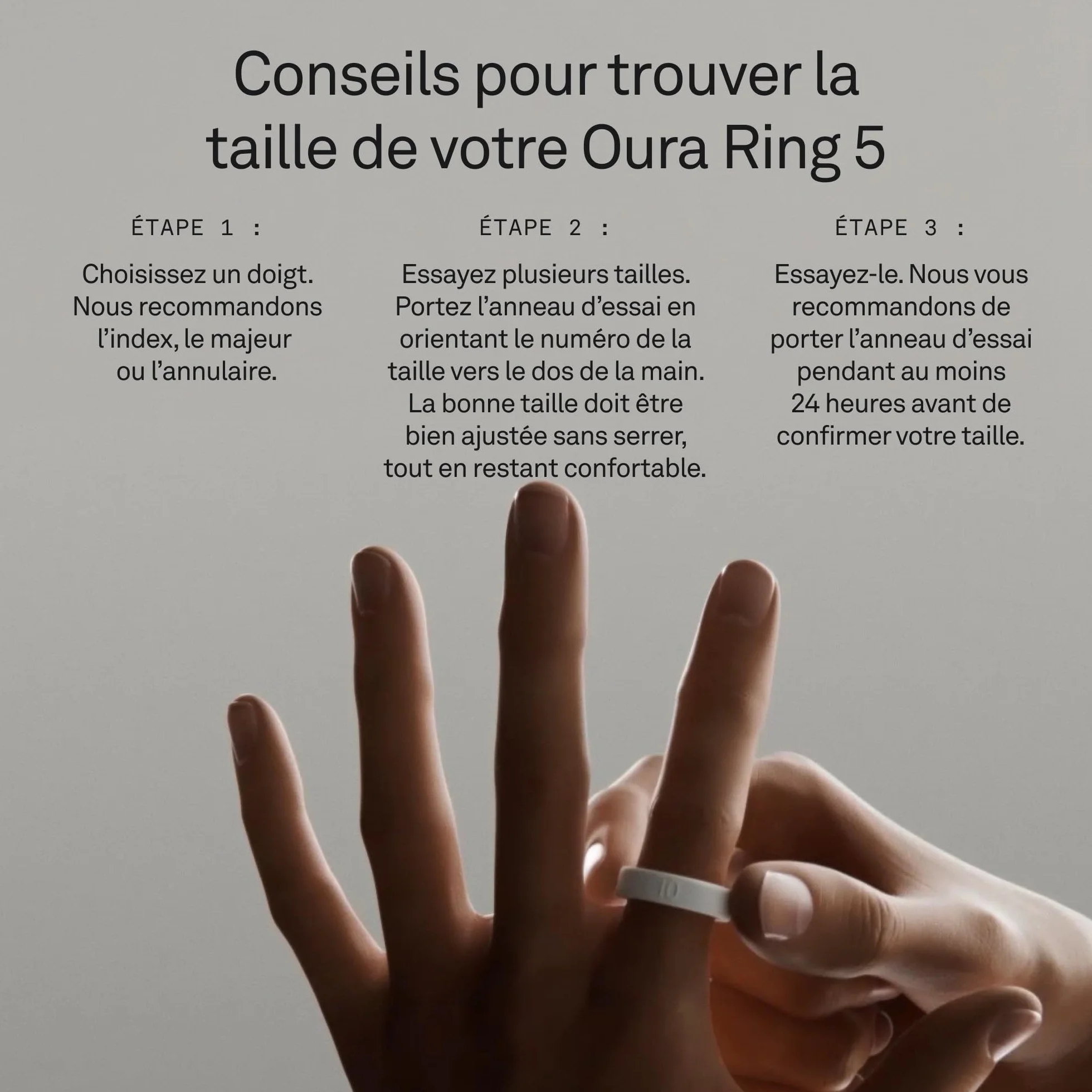 Oura Ring 5 Baguier - Taille Unique - Remboursement Lors de l’Achat Ultérieur d’Un Oura Ring 5