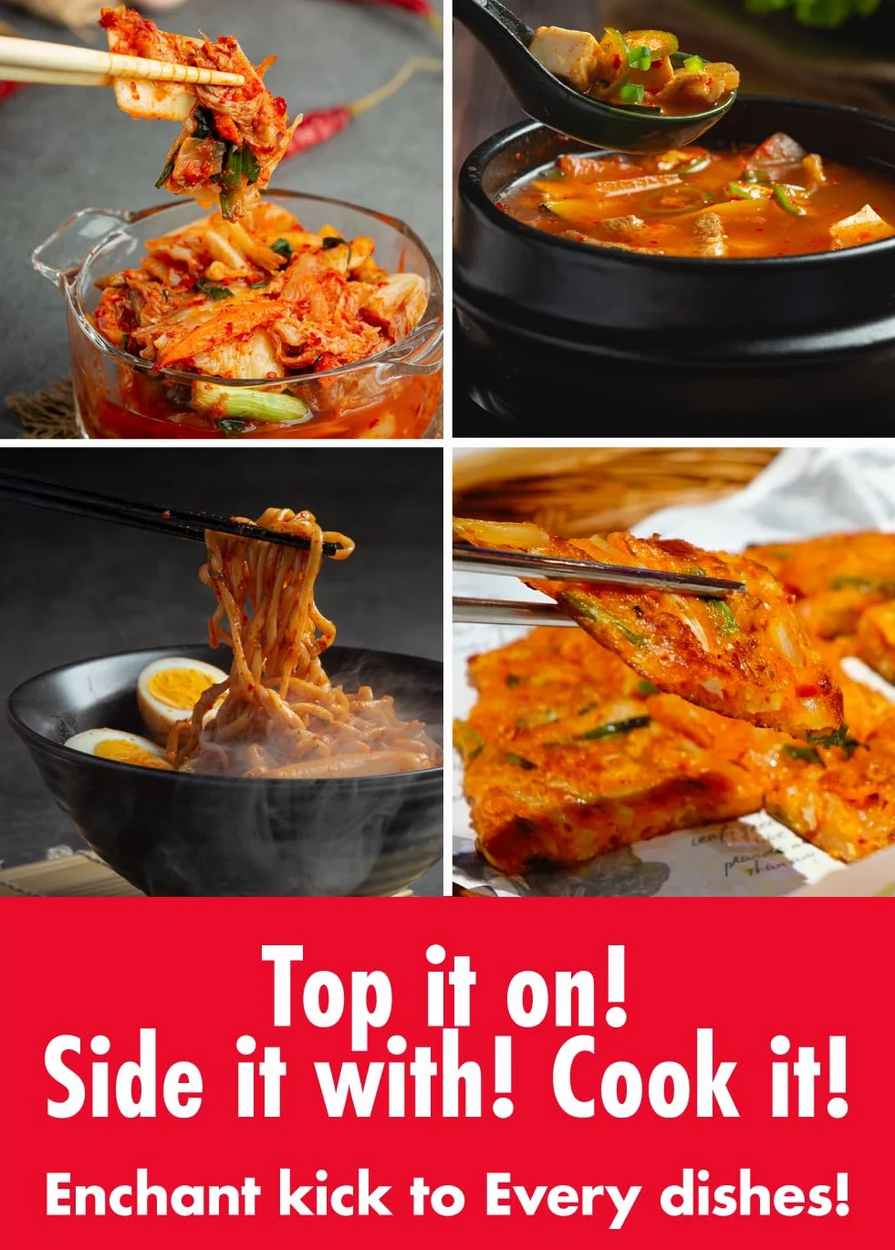 [Korean Street] Halmoni Kimchi en Conserve (160g x 12) – Kimchi Traditionnel Coréen, Sans MSG ni Conservateurs Artificiels, Chou Napa Pimenté, Goût Authentique de Grand-Mère Coréenne