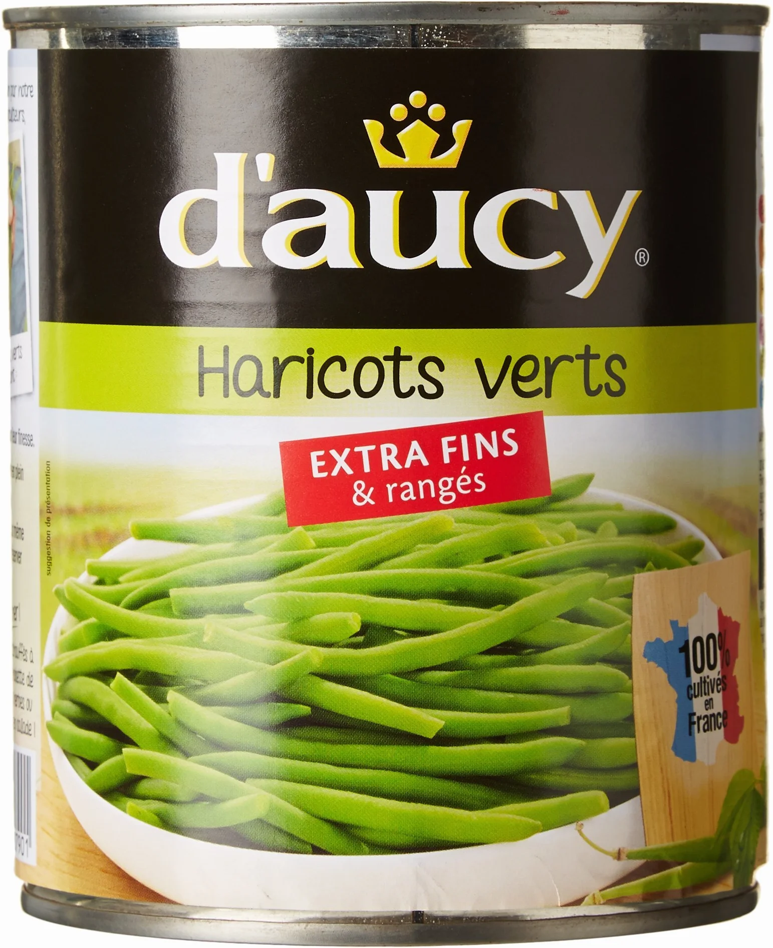 D'Aucy Haricots Verts Extra Fins, 440g