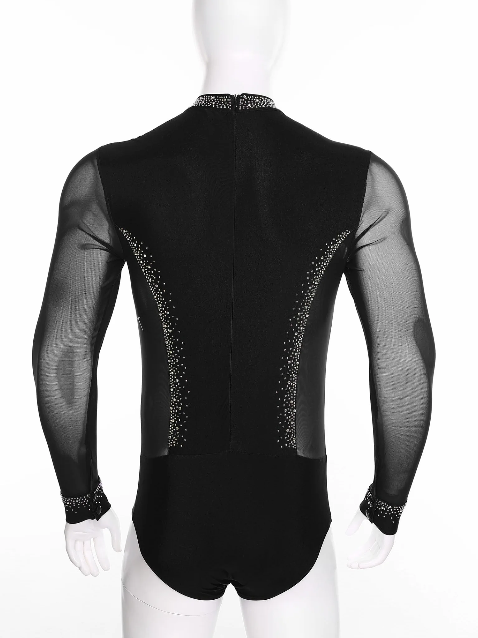 Justaucorps Danse Homme Gymnastique Body Patinage Artistique Compétition S-XXL