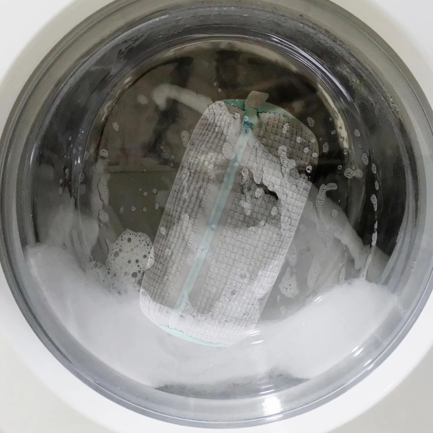Sac de Lavage Chaussures Machine 2 Pièces Gris Fermeture Éclair Antirouille 10 000 Microfibres Protection 360° Lavage Séchage Baskets Tennis Toile