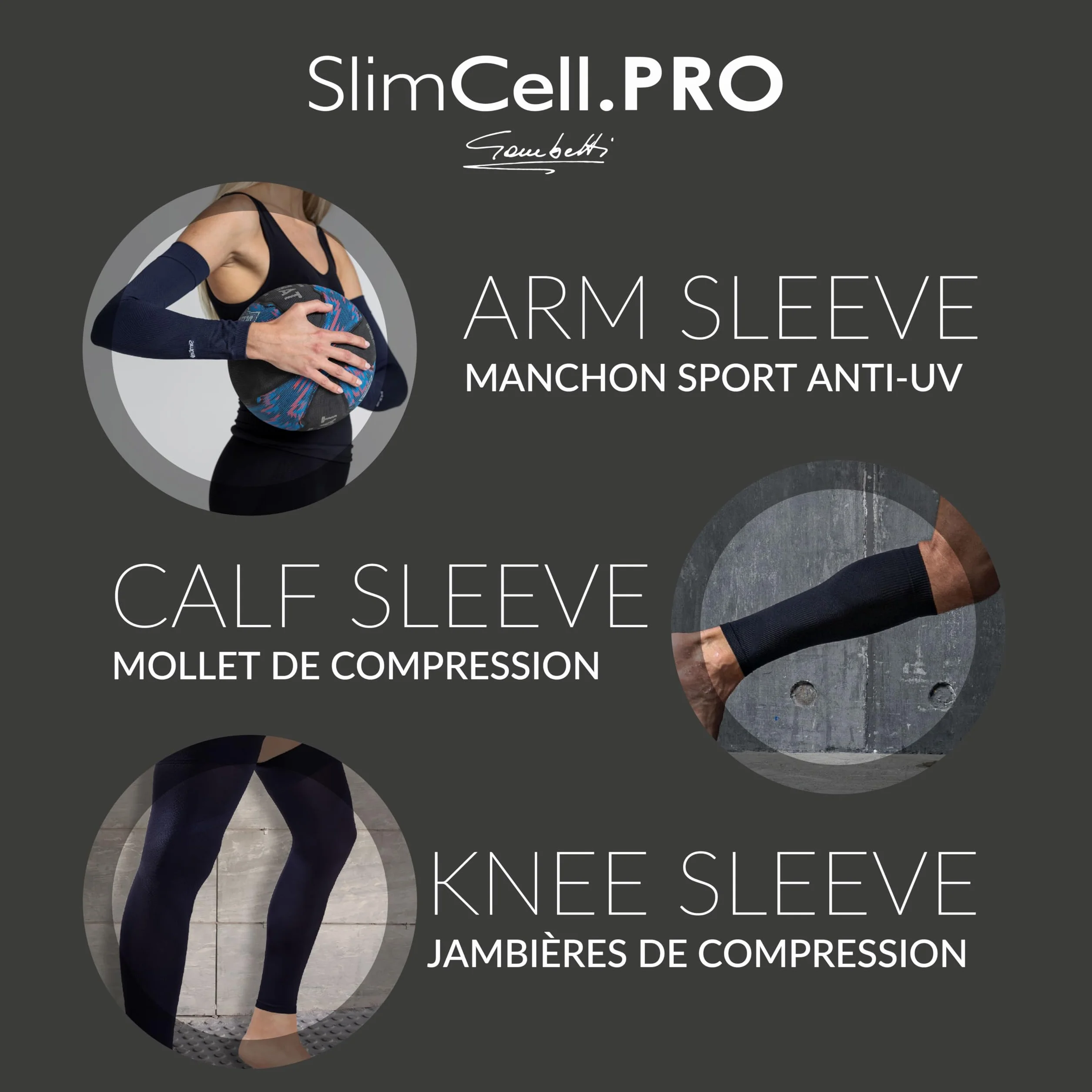 Manchon de Mollet Compressif Unisexe pour Running, Basket, Fitness – Made in Italy
