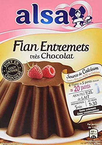Préparation flan entremets Alsa très chocolat - 232 g