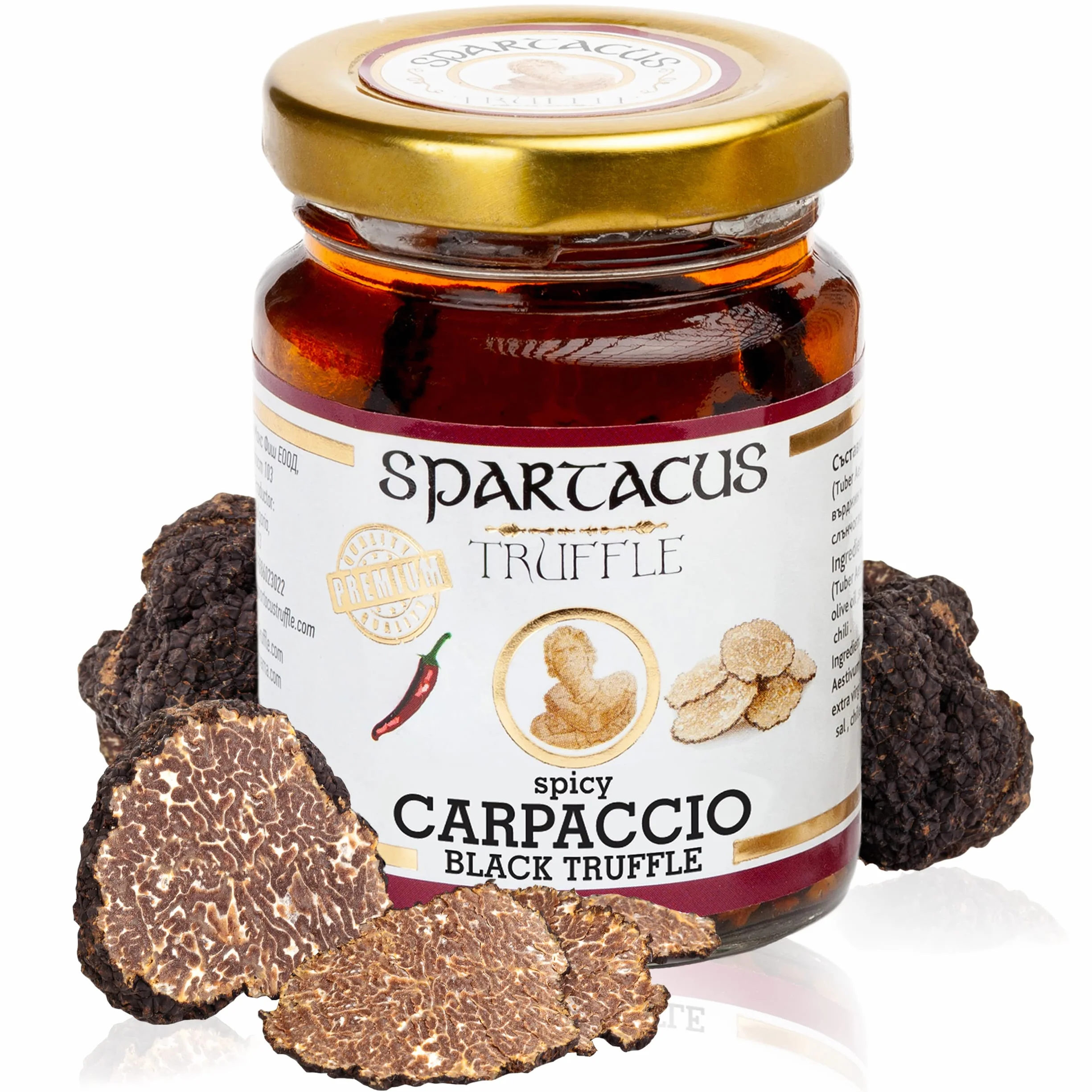 Spartacus Carpaccio Truffe noire légèrement épicée | Excellence culinaire, Truffes noires exquises, Pour les gourmets