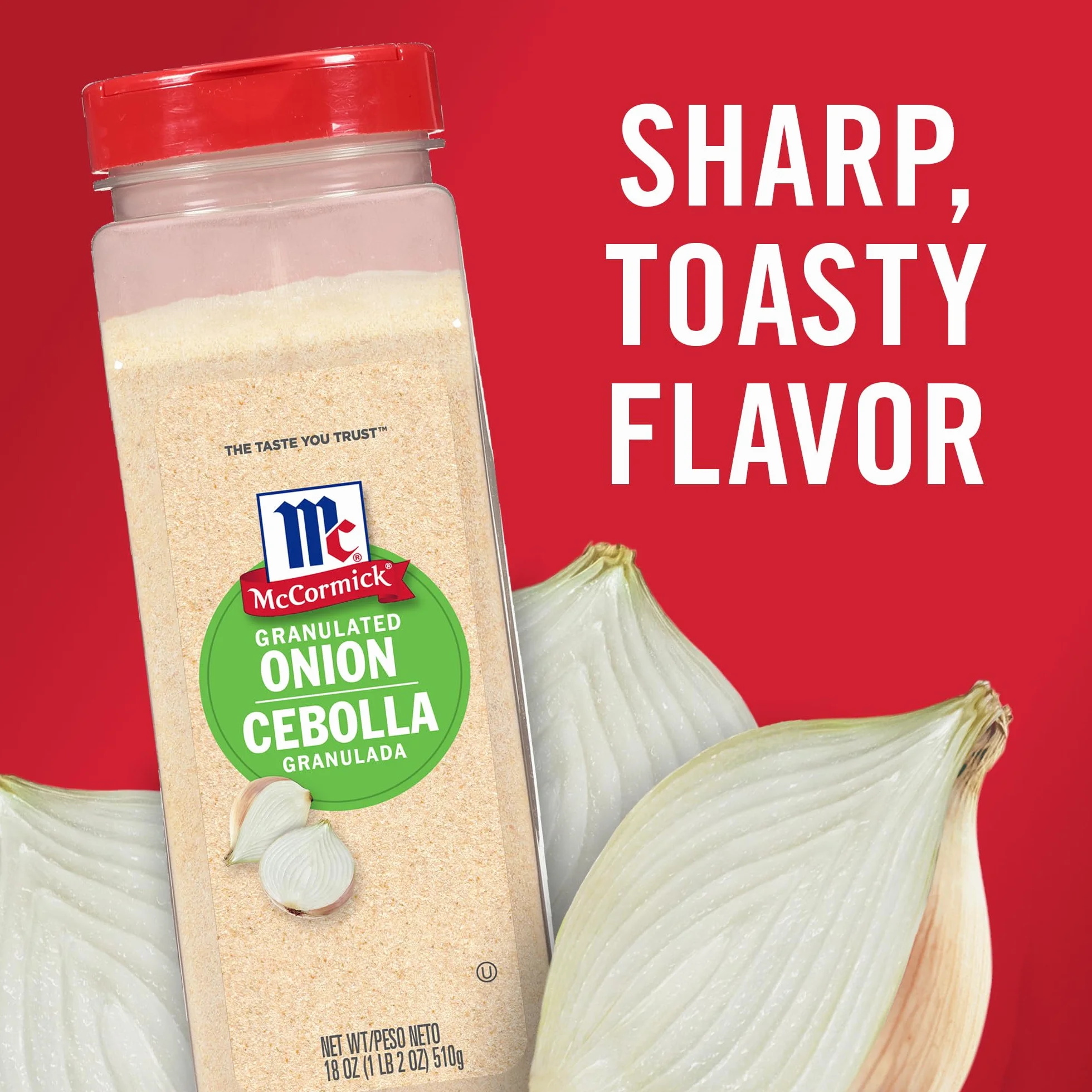 McCormick Granulated Onion, 18-Ounce