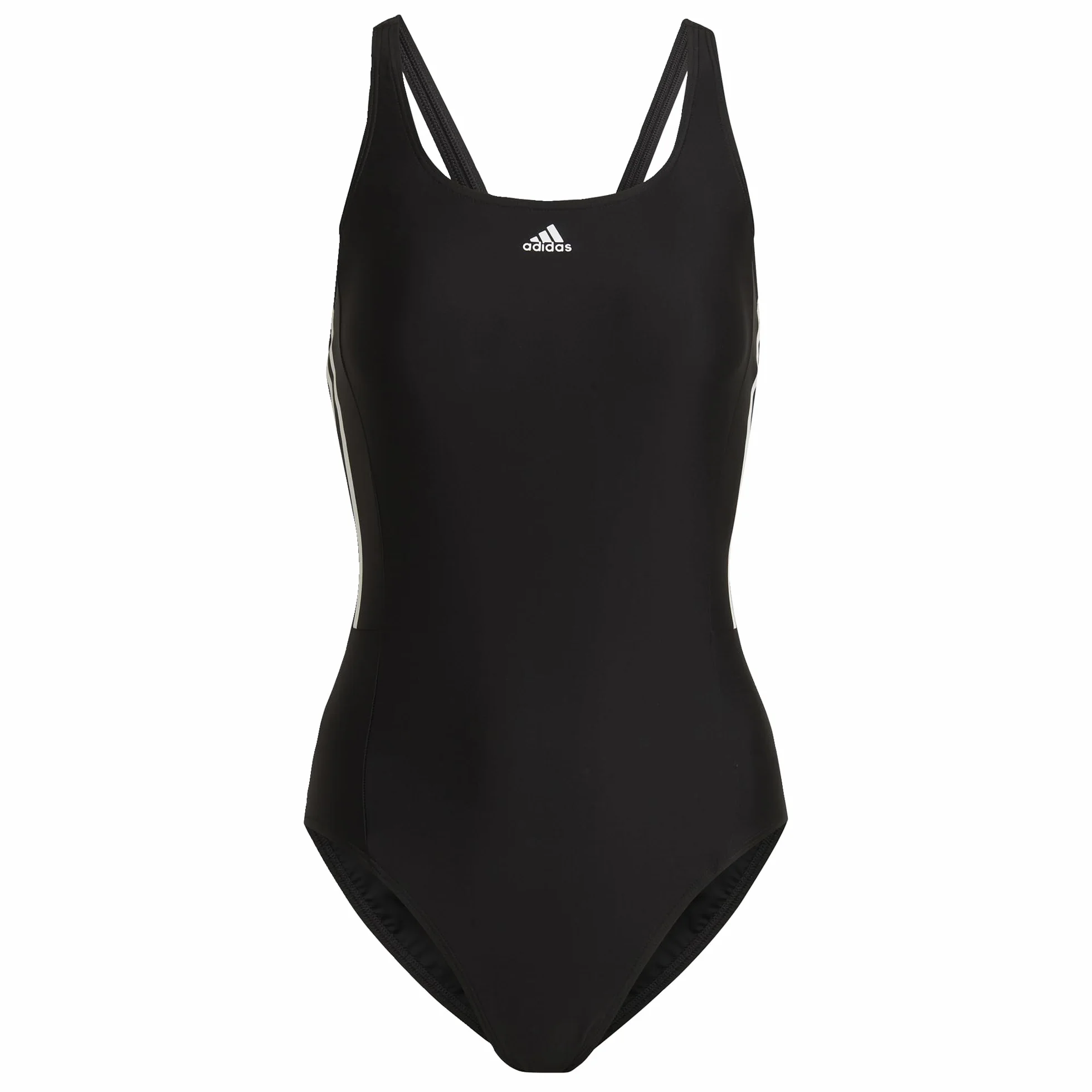 Adidas Femme Mid 3-Stripes Swimsuit Rashguard