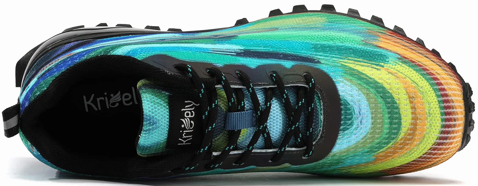 Kricely Chaussures de Trail Homme Respirantes Antidérapantes Randonnée Trekking Outdoor
