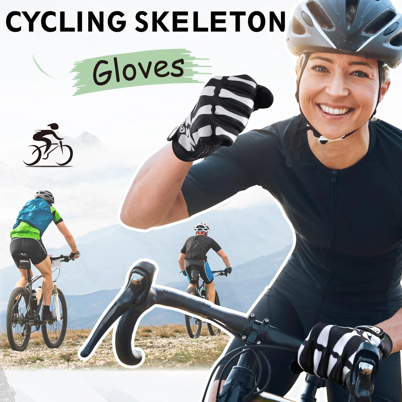 TRIWONDER Gants VTT Antidérapant Cyclisme Motocross Homme Femme