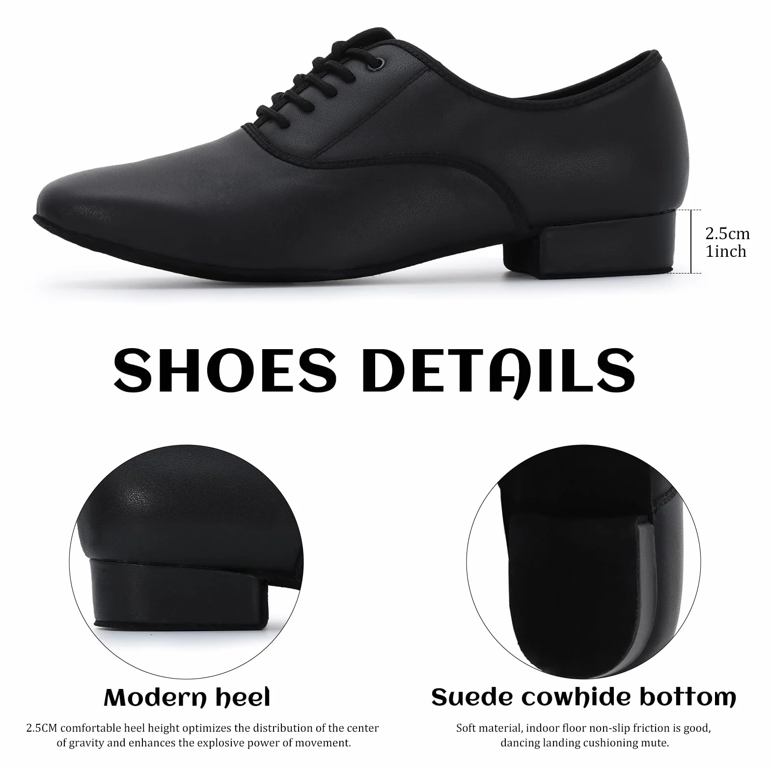 Chaussures de Danse Latine Homme Professionnelle Salsa Tango