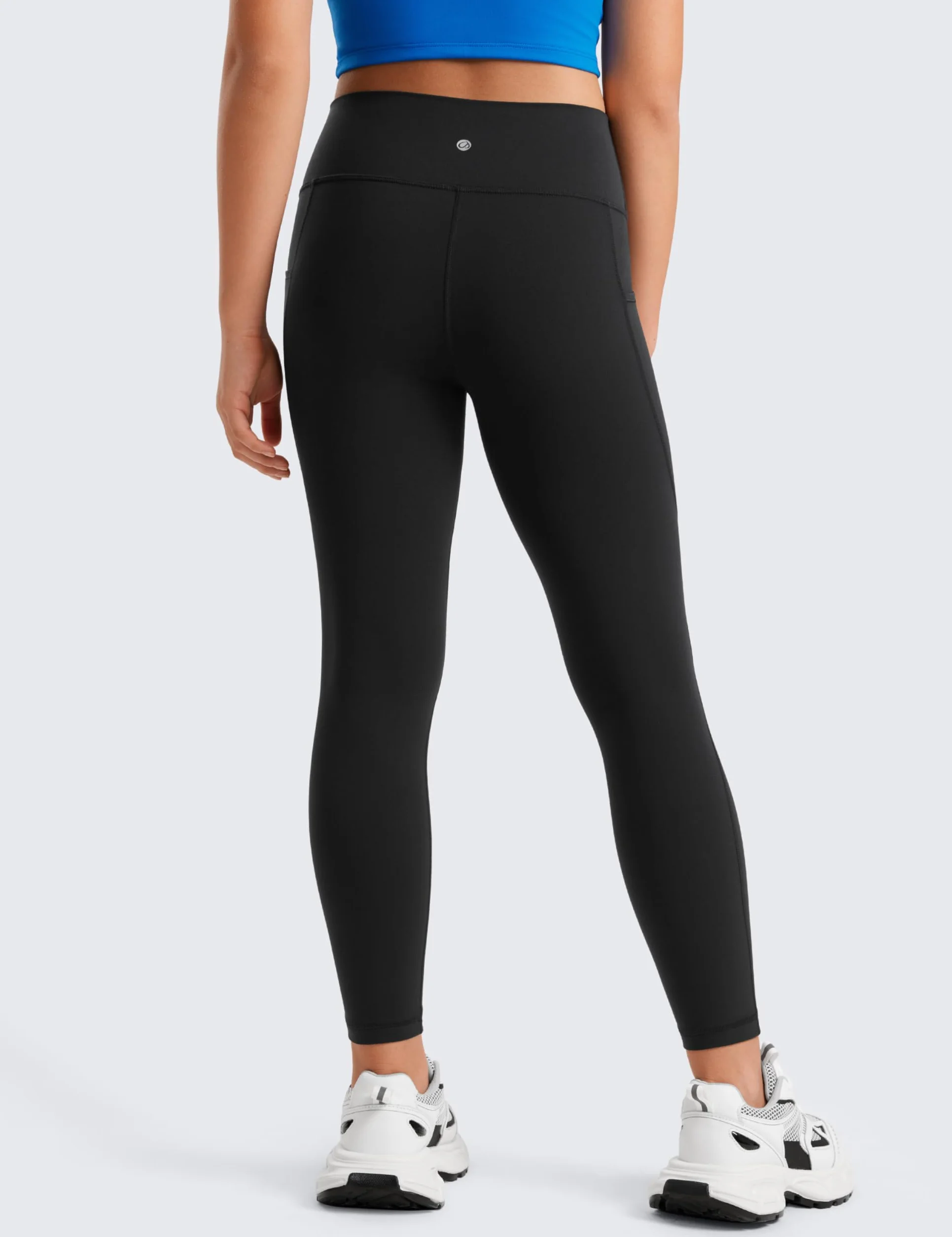 CRZ YOGA Butterluxe Jambières Taille Haute avec Poches Athlétiques Yoga Pantalon