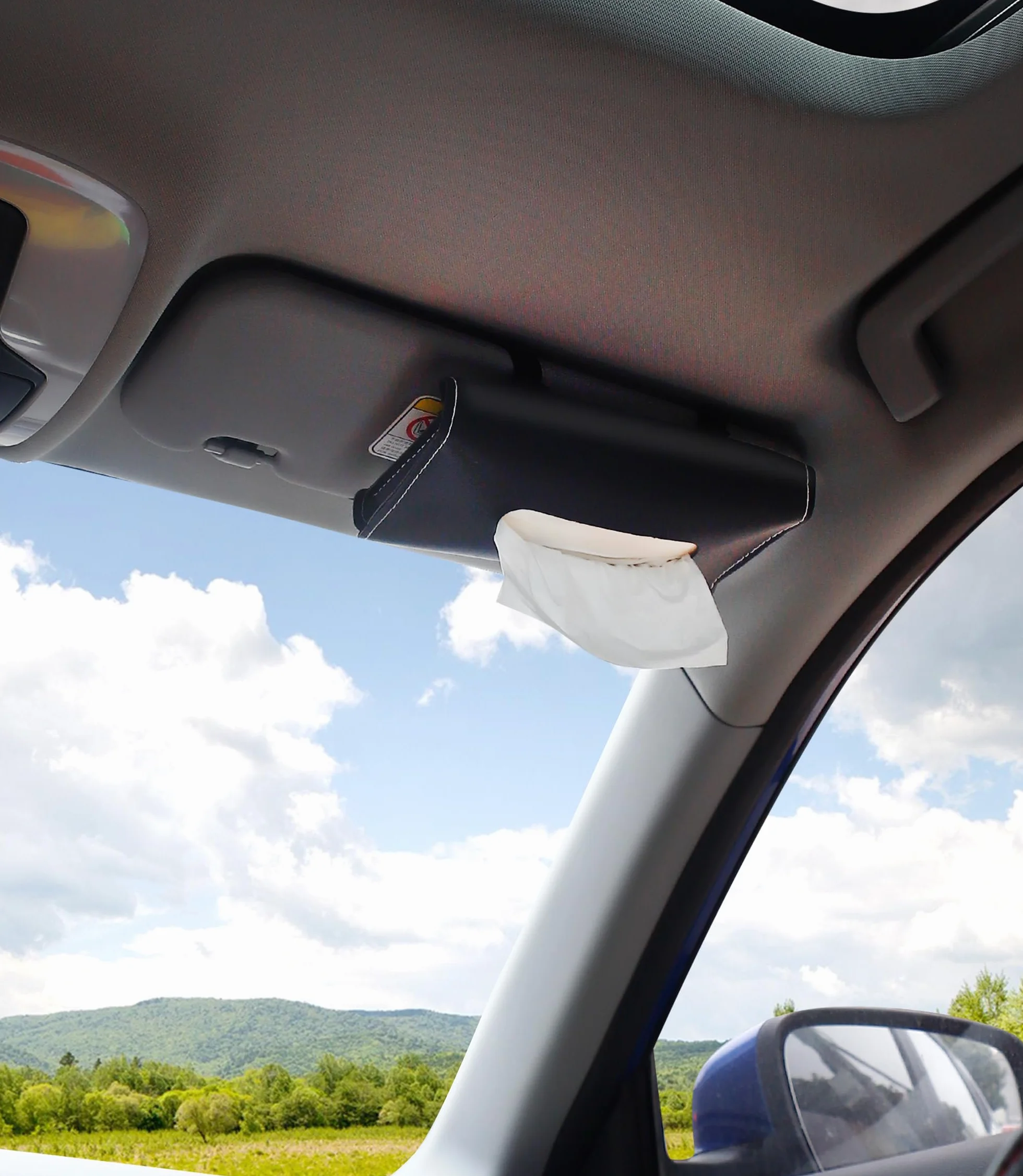 Winoo Design - Lot de 300 Recharges de Mouchoirs de Voiture pour Pare-Soleil, Tubes de Voyage, Parfaits pour Pare-Soleil, Cylindre