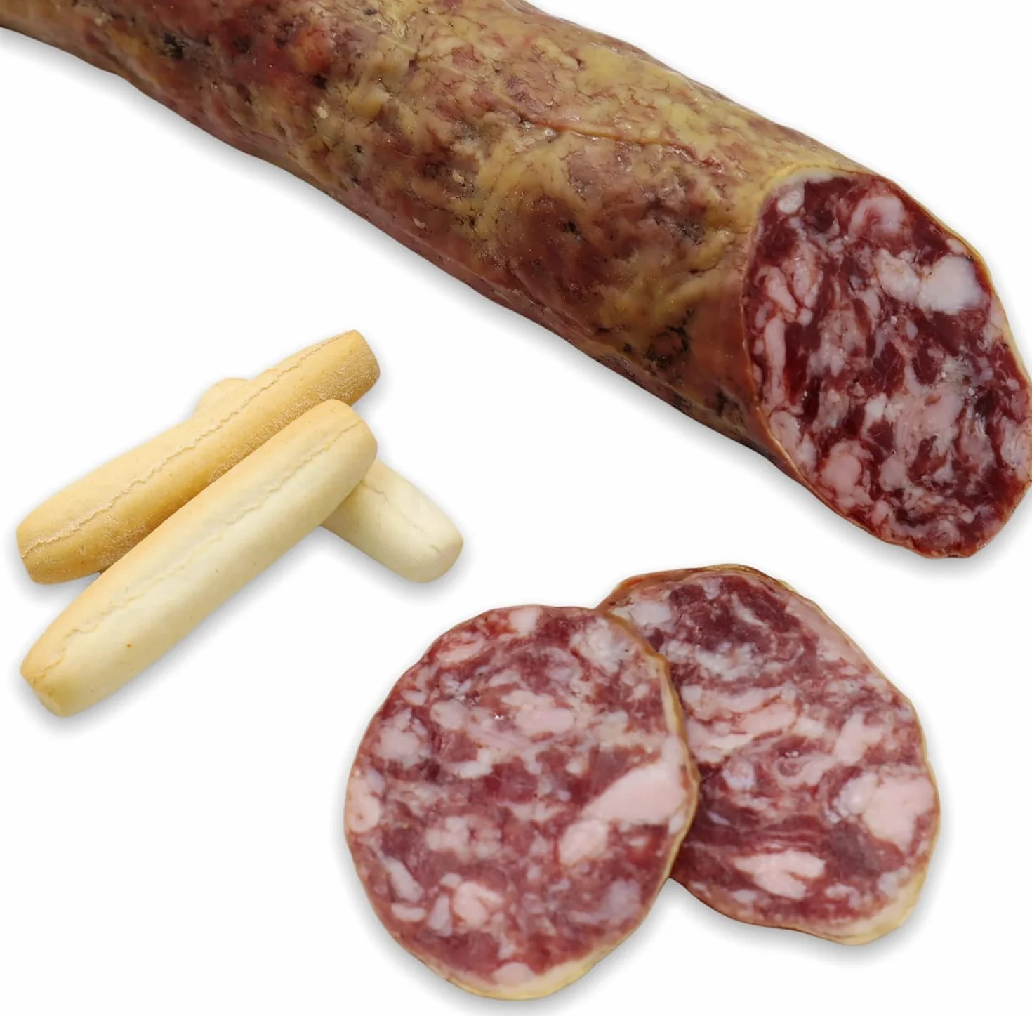 Corsevilla - saucisson ibérique de gland - Gourmet - Ibérique - Ibérique de Bellota - Saucisse Ibierco - Sans Gluten - Sans Lactose - (500 grammes environ)