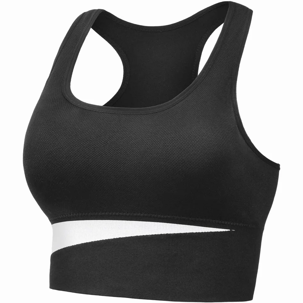 Soutien Gorge Sport Femme Maintien Fort Anti Affaissement Bustier Rembourrage Confortable Fitness Course à Pied M