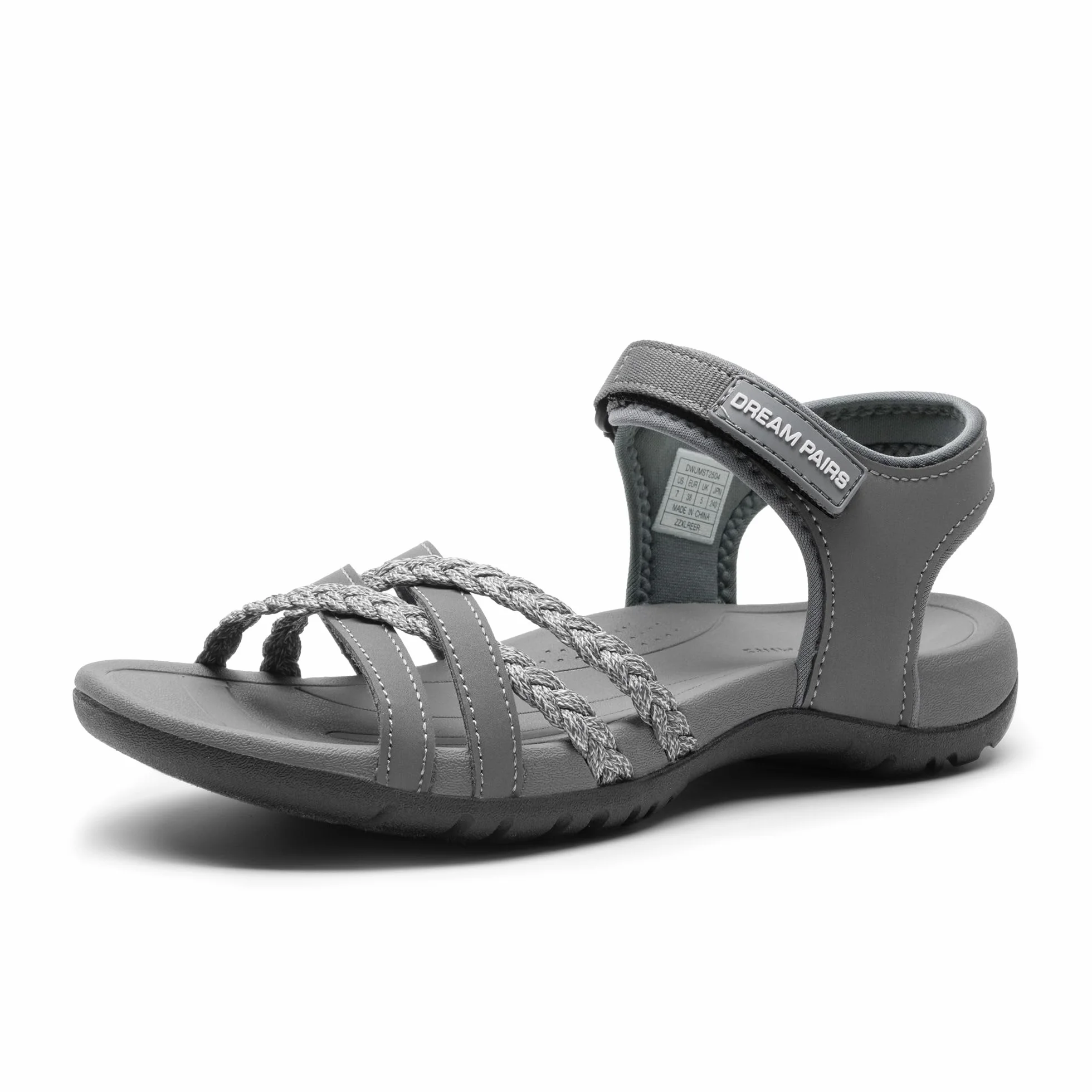 DREAM PAIRS Sandales de Sport pour Femmes Confortables Légères Extérieur