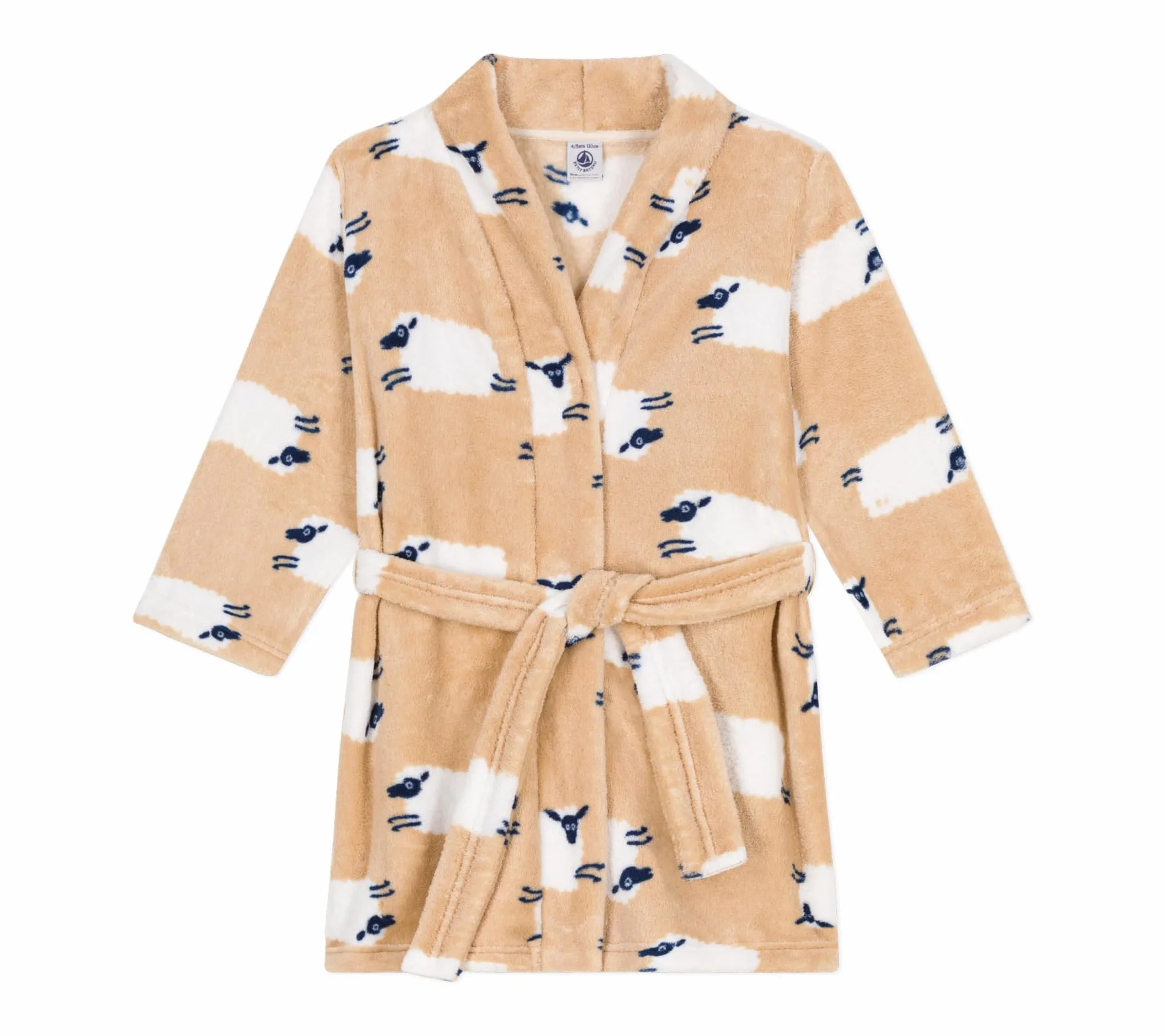 Petit Bateau Robe De Chambre Manches Longues Garçon