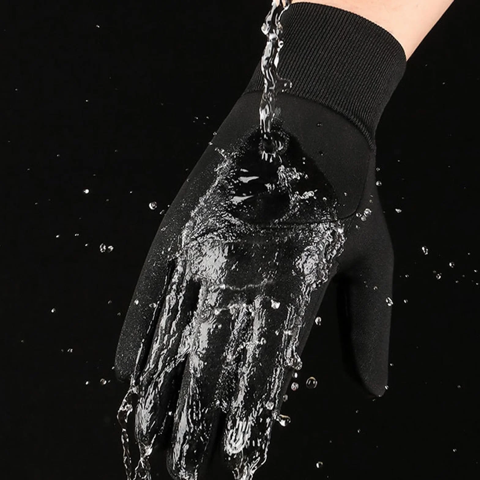 Gants chauffants homme écran tactile imperméables mitaines cyclisme randonnée camping