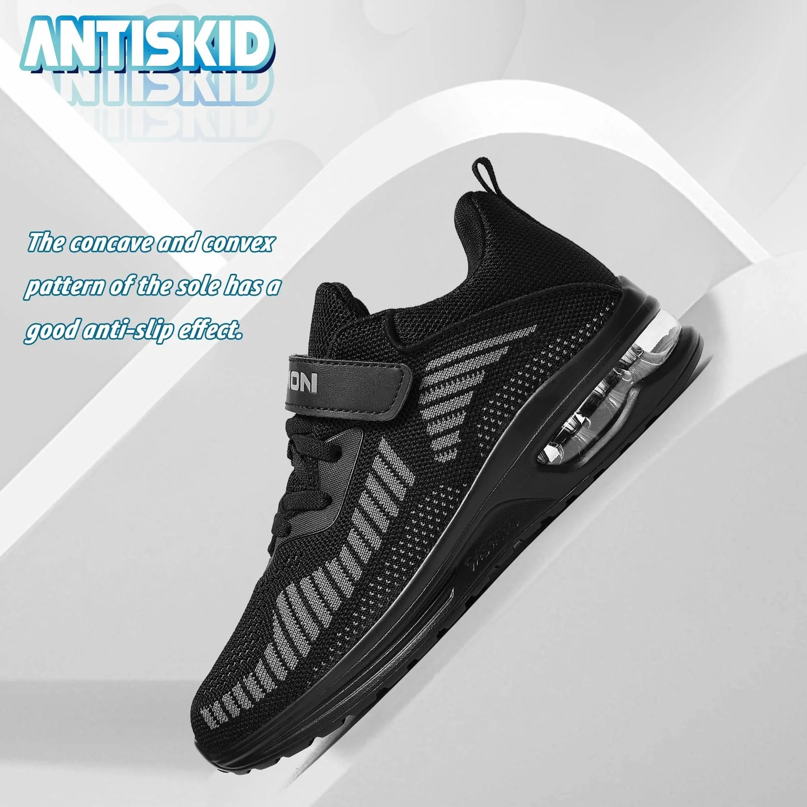Baskets Garçon Respirant Enfant Chaussures de Sports en Salle Fille Low Top Sneakers